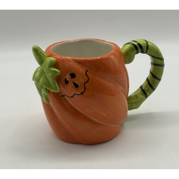 Halloween Matching Pumping Cup & Dessert Plate Set New Open Box - Picture 4 of 10